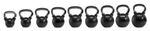 Гиря с резиновым покрытием 8 кг (модель: К-6) VictoryFit VF-KRU080