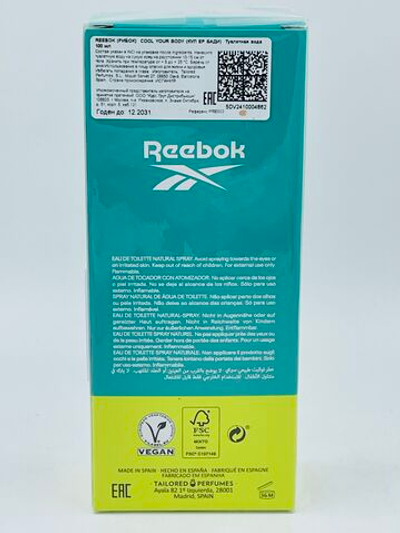 Туалетная вода женская Reebok Cool Your Body 100 мл (Испания)