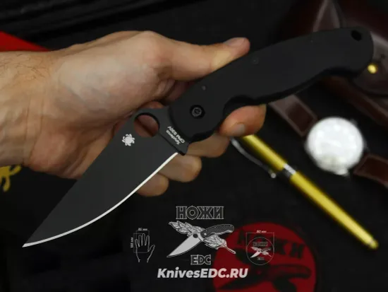 Складной нож Spyderco Military C36GPBK c клинком из стали CPM-S30V, рукоять G10