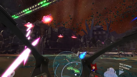 PS4 Super Stardust Ultra VR (поддержка PS VR) (Б/У, Полностью на русском языке, CUSA-05951)