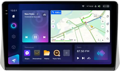 Магнитола для Mitsubishi Xpander, Xpander Cross (рамка под 10") - Teyes CC3-2K QLed Android 10, Быстрая, SIM-слот, CarPlay