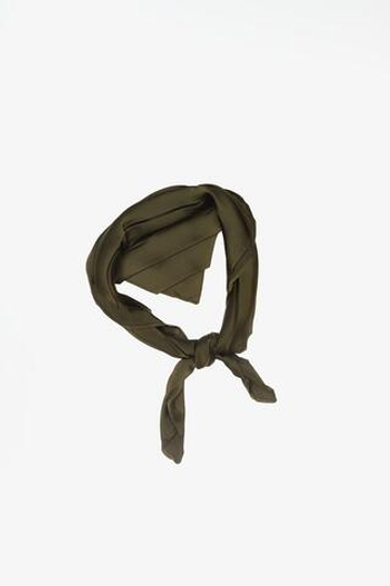 ZARA X JOHN GALLIANO ОДНОТОННАЯ БАНДАНА, ЗЕЛЕНЫЙ