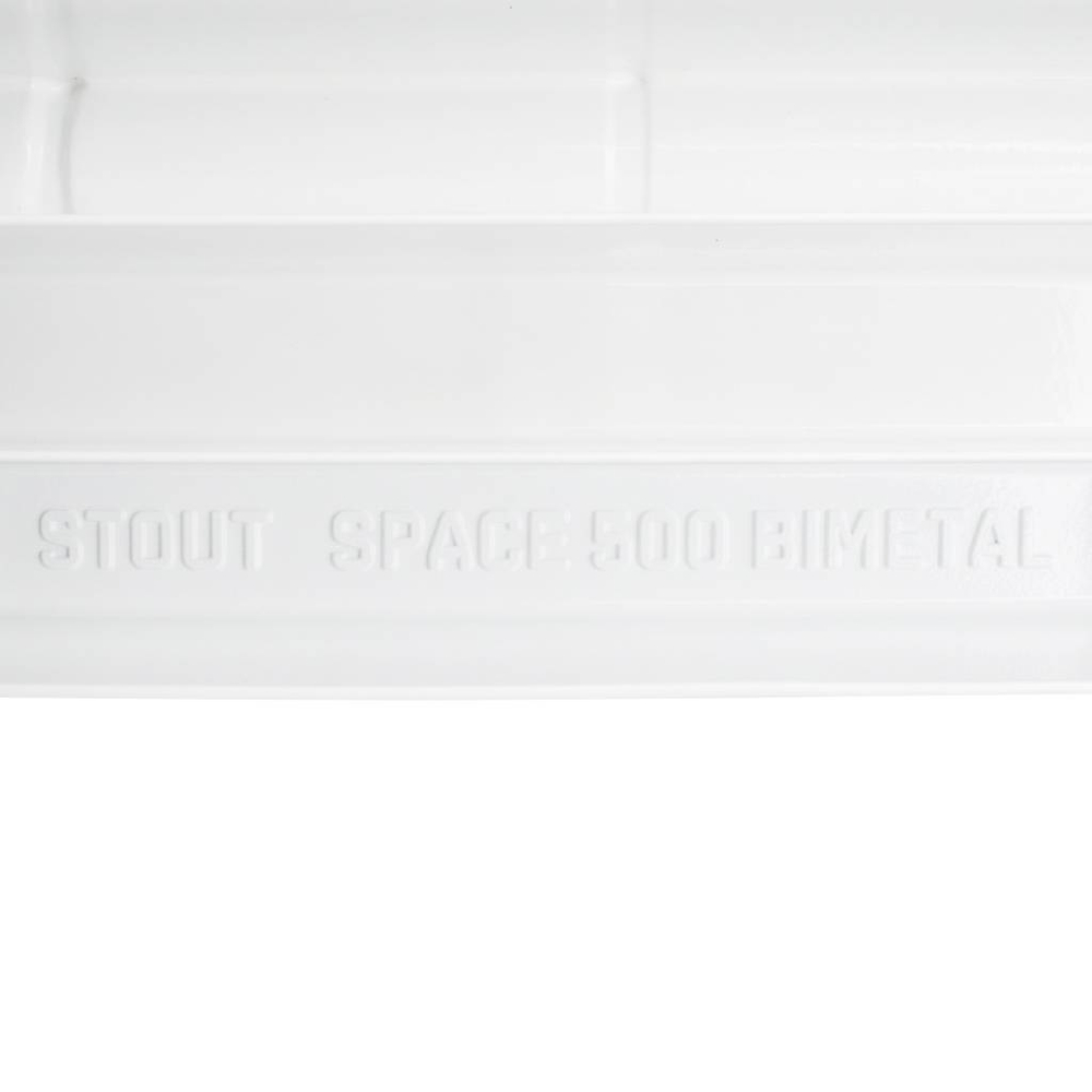 STOUT Space 500 14 секций радиатор биметаллический боковое подключение