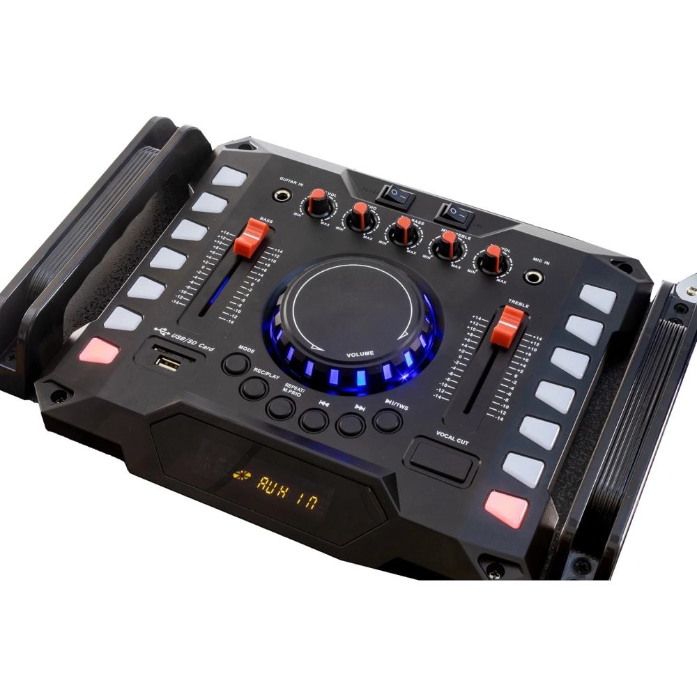 Минисистема Supra SMB-2150 черный 1200Вт FM USB BT SD