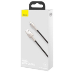 Usb Кабель-зарядка Lightning Baseus Cafule Metal 2м (CALJK-B01) черный