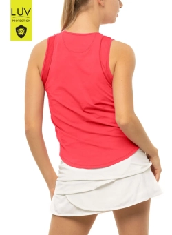 Топ теннисный Lucky in Love Luv Chill Out Tank Women - coral crush