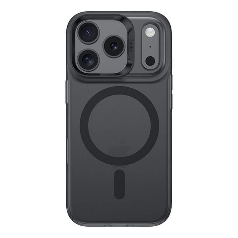 Накладка для i-Phone 17 Pro Benks Lucid Armor Magsafe с закрытой камерой черный