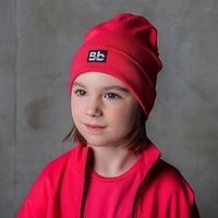 Шапка трикотажная двухслойная с отворотом Bb team "Бабл-гам"
