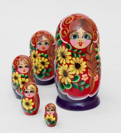 Народные промыслы МР-12/ 3-A Матрешка 5м «Любаша» мал.