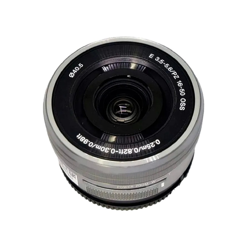 Объектив Sony E PZ 16-50mm f/3.5-5.6 OSS II, silver, автоматическая фокусировка