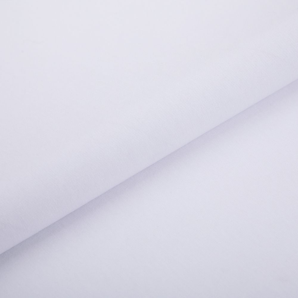 Кулирка 150±5 г/м², 40/1 Comp.Penye FULL LYC, 170 см / 5 метров, 02 белый/white, Gamma GCM