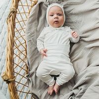 Боди-кимоно с длинным рукавом "Молоко" 0+
