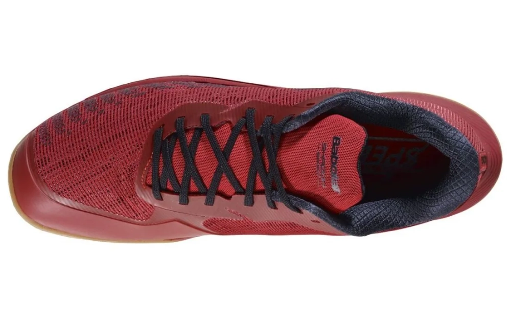 Мужские кроссовки для сквоша/бадминтона Babolat Shadow Spirit 2 - black/poppy red