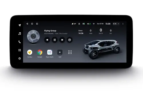 Магнитола для Honda FIT 3 2013-2020 правый руль - Teyes LUX ONE ROUND монитор 12.3" на Android 10, Быстрая, CarPlay, 4G SIM-слот