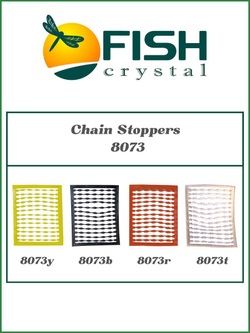 Мягкий стопор на рамке для бойлов Chain Stoppers 8073 черный