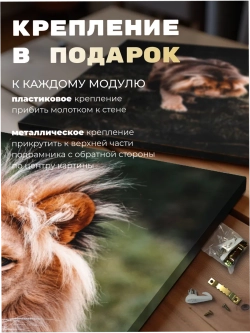 Картина Царская мощь модульная 50x70см 3шт.