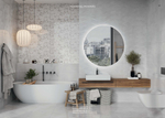 Мунрайз сер низ 04 / Moonrise grey wall 04  250х600 (1-й сорт)