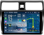 Магнитола для Suzuki Swift 3 2004-2010 - Teyes CC4-PRO монитор 10.36" 2K QLED на Android 13, Быстрейшая, Snapdragon 778G, ИИ, CarPlay, DSP, 4G SIM-слот