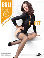 Чулки Flirt 20 Conte (nero черный 3/4)