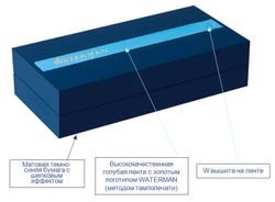 Шариковая ручка Waterman Carene Amber GT Mblue (S0700940)