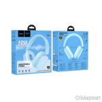 Стереонаушники Bluetooth полноразмерные Hoco W51 BT5.3/46ч синие