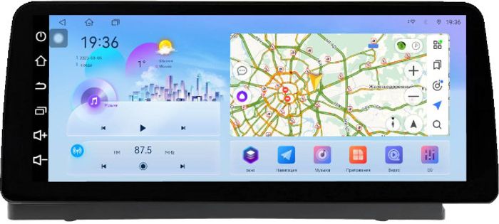 Магнитола для Mazda CX-5 KF 2021-2023 (Китай, рамка LUX) - FarCar монитор 12.3" 2K QLED на Android 14, Быстрая, CarPlay, 4G SIM-слот