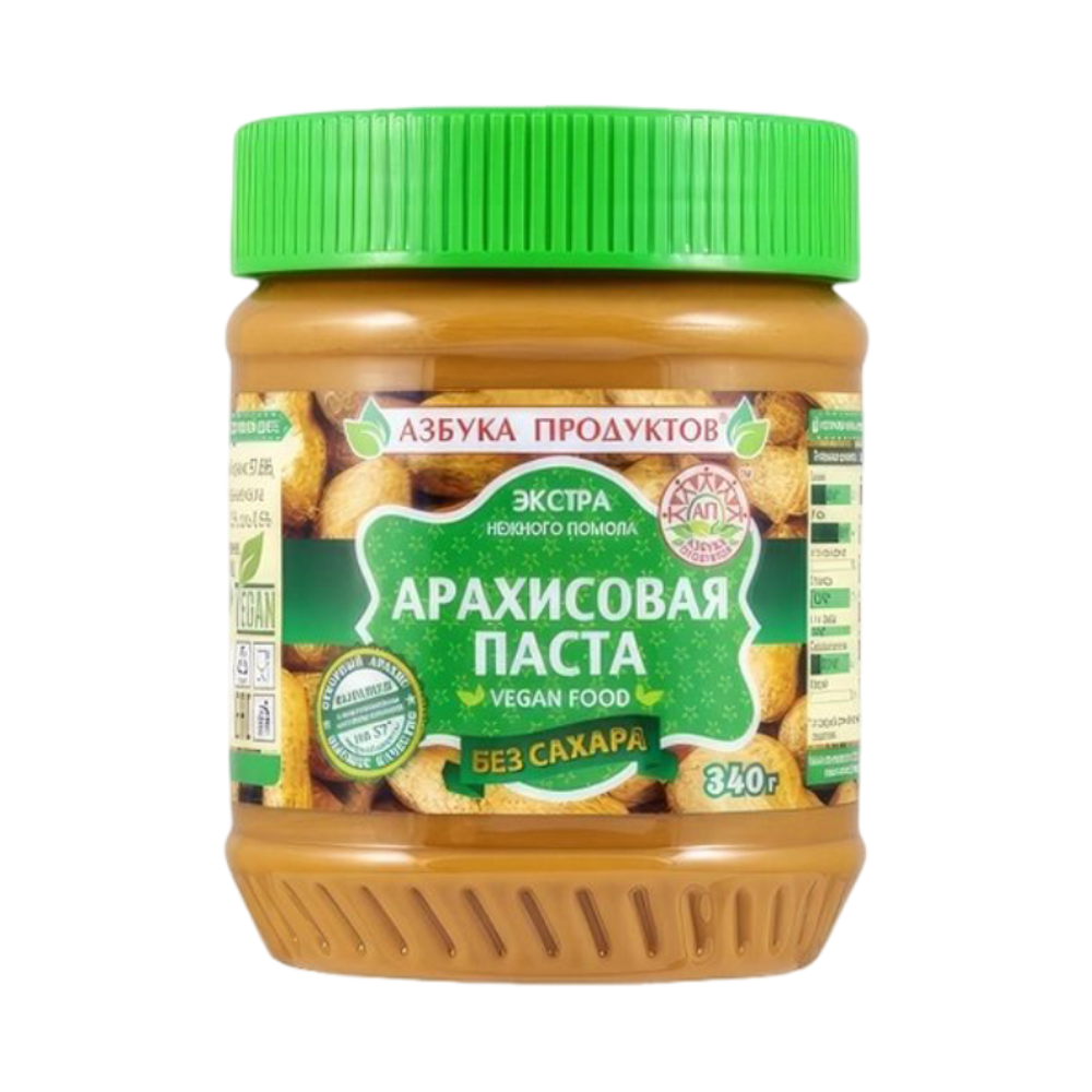 Арахисовая паста "АП" без сахара 340г