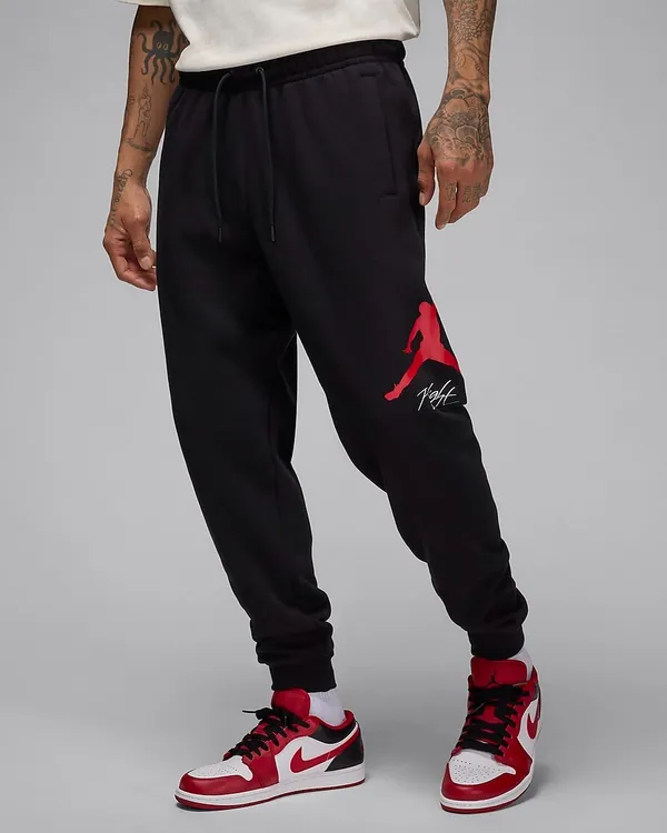 Брюки спортивные мужские NIKE M J ESS FLC BASELINE PANT