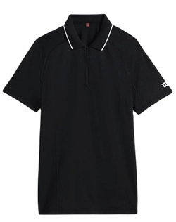 Мужское теннисное поло Wilson Team Seamless 2.0 - black