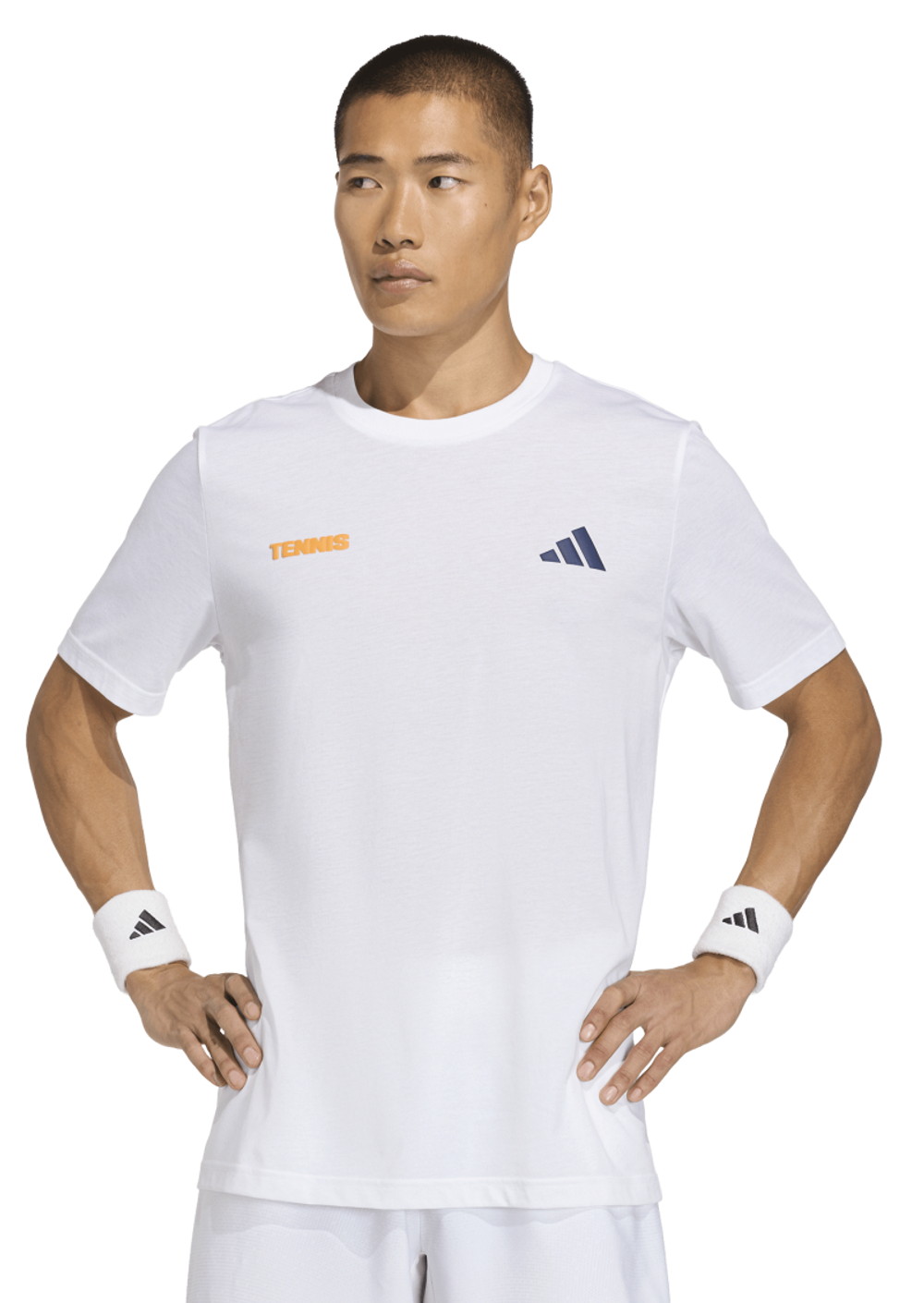 Теннисная футболка Adidas Hot Egg Graphic - white
