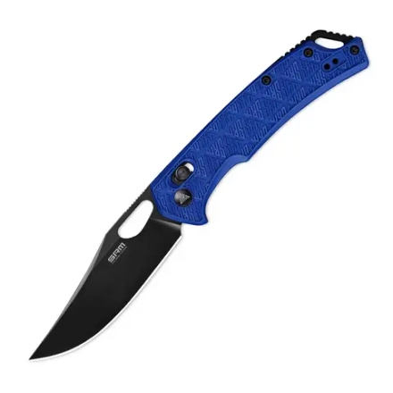 Нож складной SRM 9201-PL Retriever Black (8Cr13MoV, Blue FRN)
