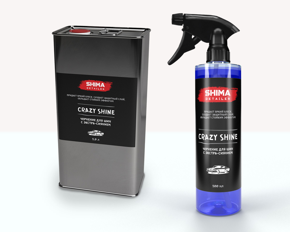 SHIMA DETAILER "CRAZY SHINE" Чернение для шин с экстра-сиянием