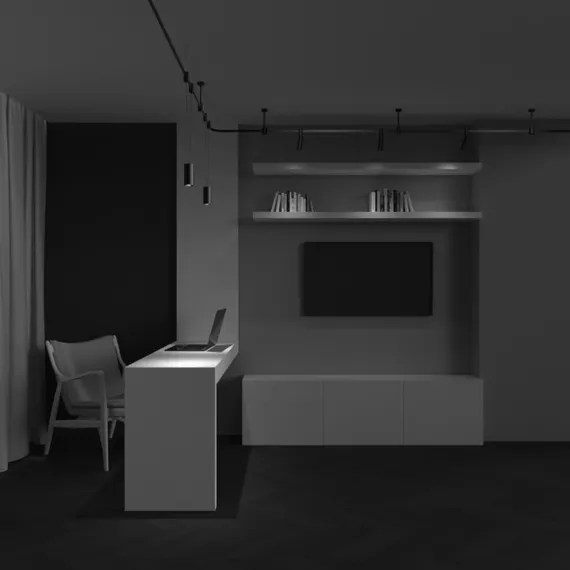 Трековый светильник Focus Led TR157-1-12W4K-B Maytoni