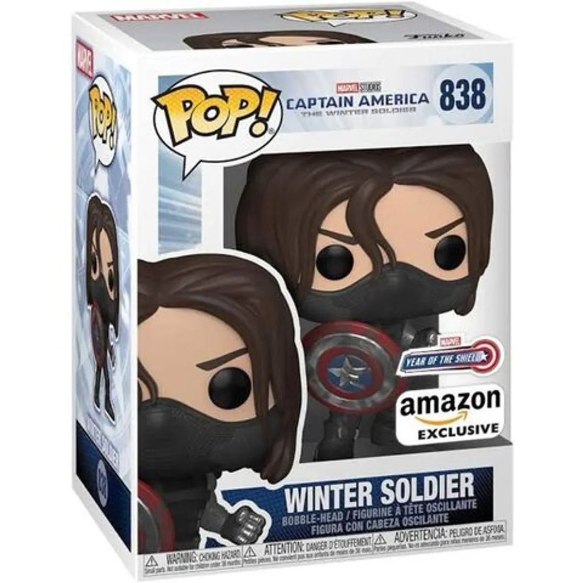 Funko POP! Marvel. Captain America: Winter Soldier (Amazon Exc) (838)