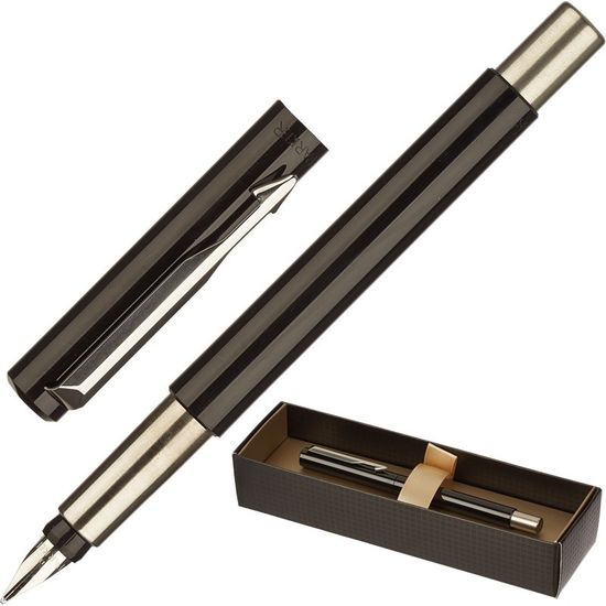 Перьевая ручка Parker Vector Standard F01, цвет: Black, перо: F, S0282520