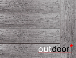 Террасная доска ДПК Outdoor 3D 150*25*4000 мм. Вергиния/Колорадо темно-серая