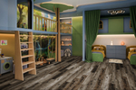 Кварц-винил SPC Damy Floor Family SPC 4 мм ДУБ РУСТИКАЛЬНЫЙ ЧЕРНЫЙ 2.635 м2