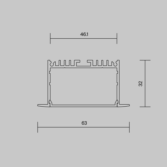 Алюминиевый профиль Maytoni Led Strip 632004
