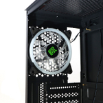 Корпус BaseTech eXtreme GFX-04, Без БП, ATX, чёрный, 4xFRGB FAN, 2xUSB2, 1xUSB3, бок: закалённое стекло (BT-GFX-04-TG-4F-RGB)