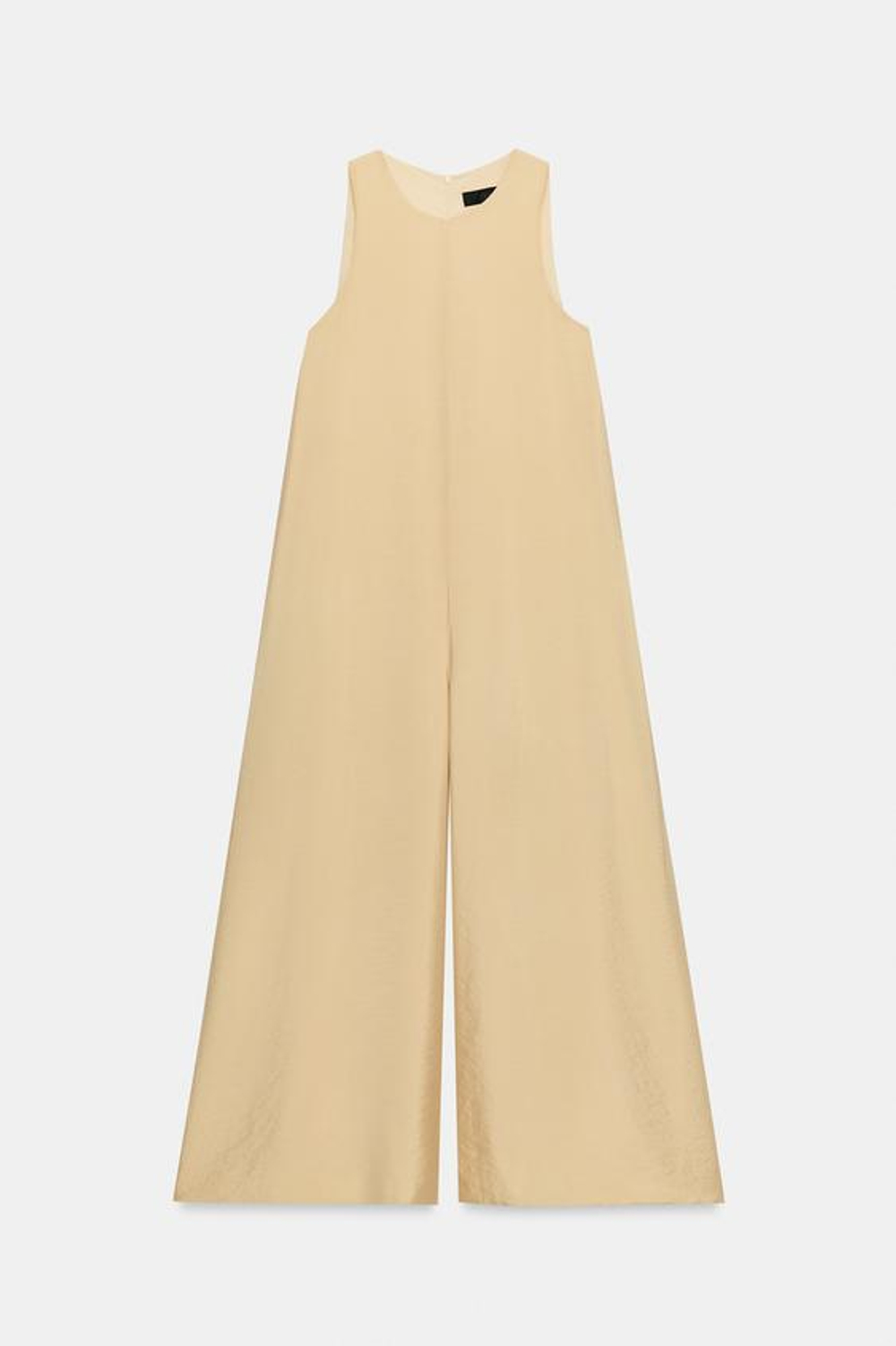 ZARA ЛЕГКИЙ КОМБИНЕЗОН, СОЛОМЕННЫЙ