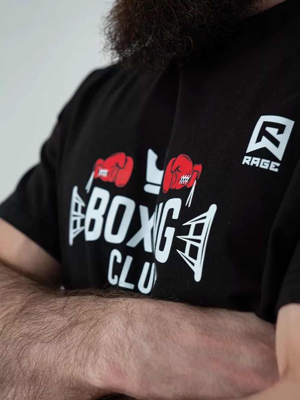 Футболка Rage Boxing Club черная арт.: HY24378