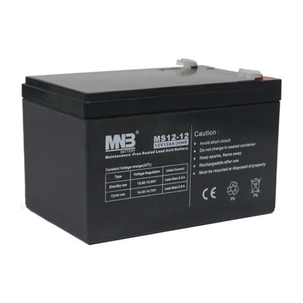 Аккумулятор MNB MS12-12 - AGM ( 12В / 12Ач )