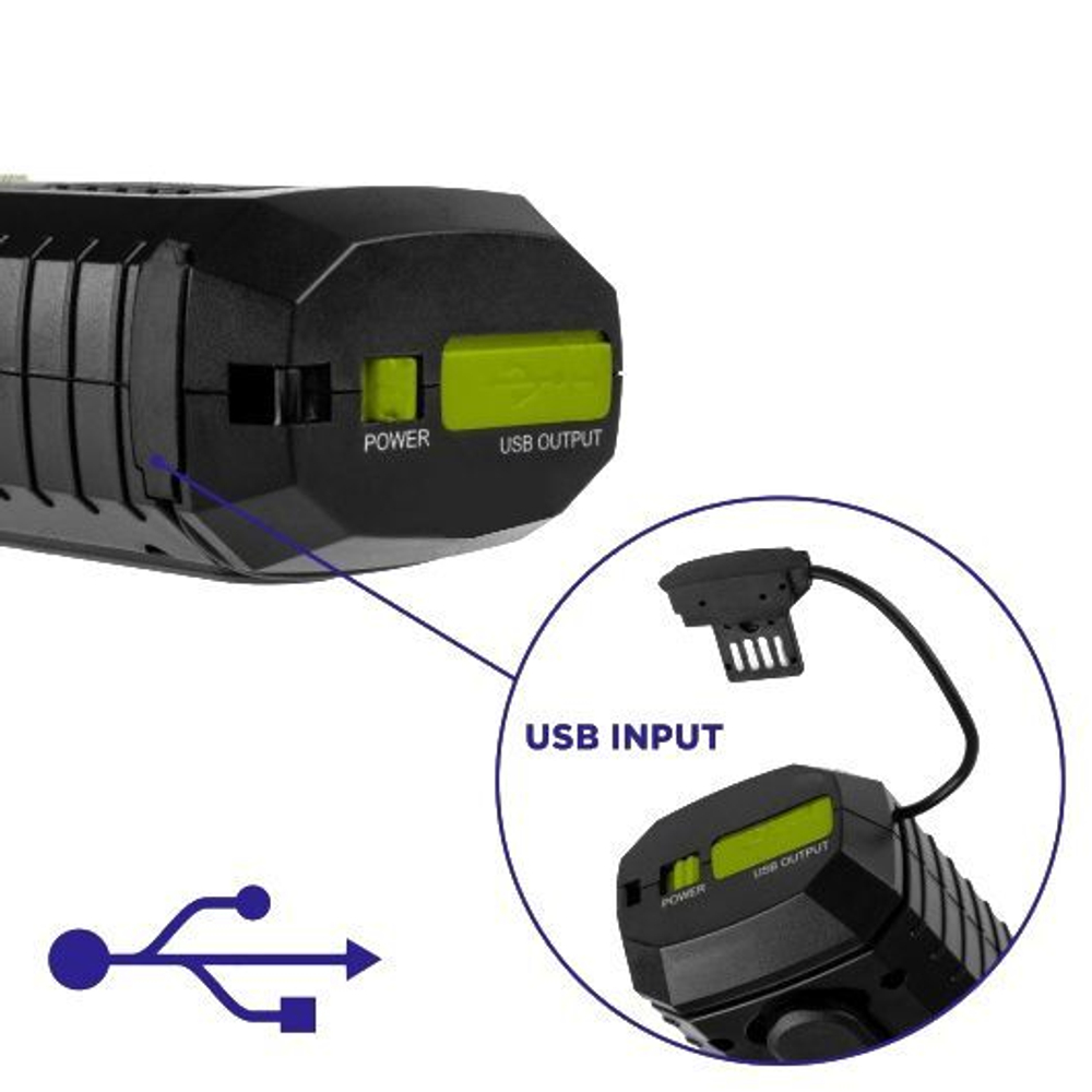 Фонарь NISUS (A-SB-5032В) с радио+USB