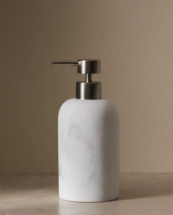 ZARA HOME ДОЗАТОР МЫЛА С МРАМОРНЫМ УЗОРОМ, СЕРЫЙ