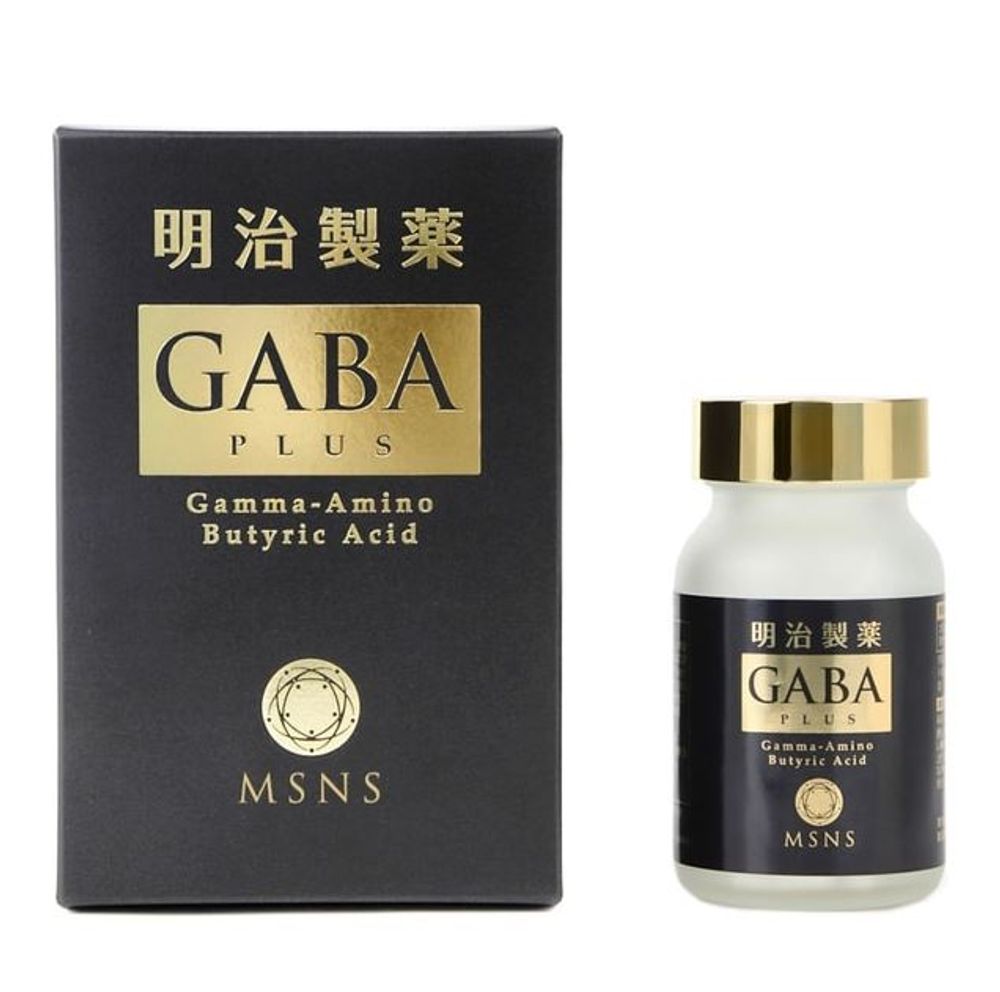 Комплекс Meiji Pharmaceutical GABA PLUS: для поддержания здоровья нервной системы, 60 капсул.