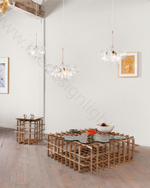 Pendant design lamp  Bubble Jumbo-36 by Pelle (White)