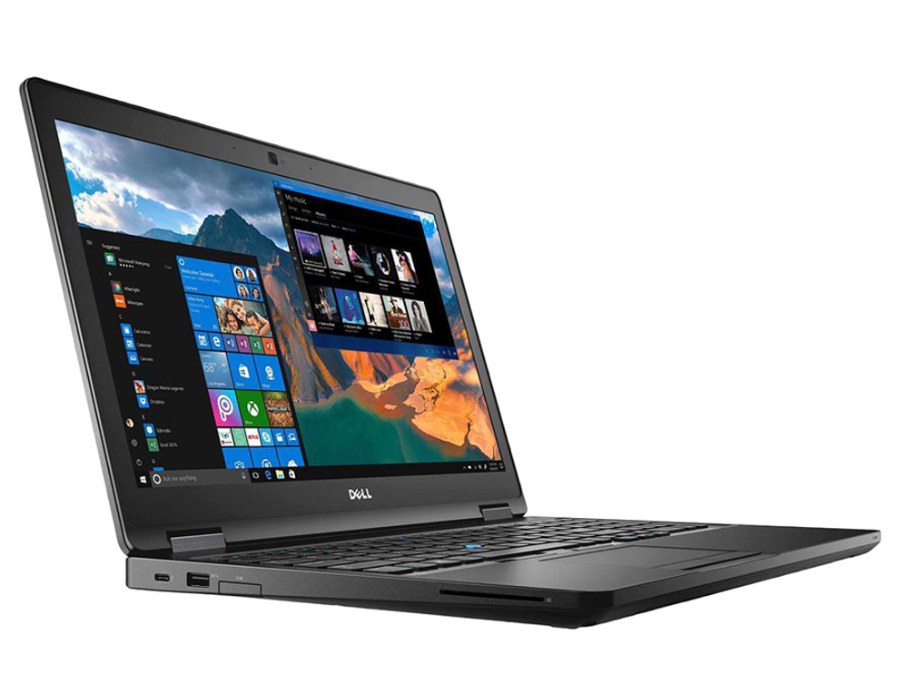 15.6" Ноутбук Dell Latitude E5570 Touch (1920x1080, Intel Core i7-6820HQ, RAM 8ГБ, SSD 256ГБ, AMD Radeon R7 M370, Win 11 Pro)