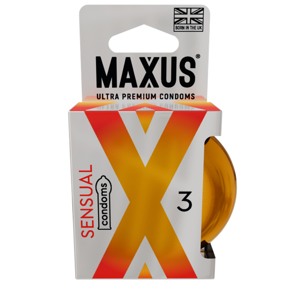 Презервативы MAXUS Sensual, анатомические, 3 шт