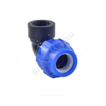 Отвод компрессионный ПЭ Дн 40х1 1/4"х90гр ВР Ру16 VALFEX 1210012340114