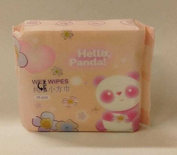 Nəm salfet \ Влажные салфетки \ Wet wipes Hello Panda